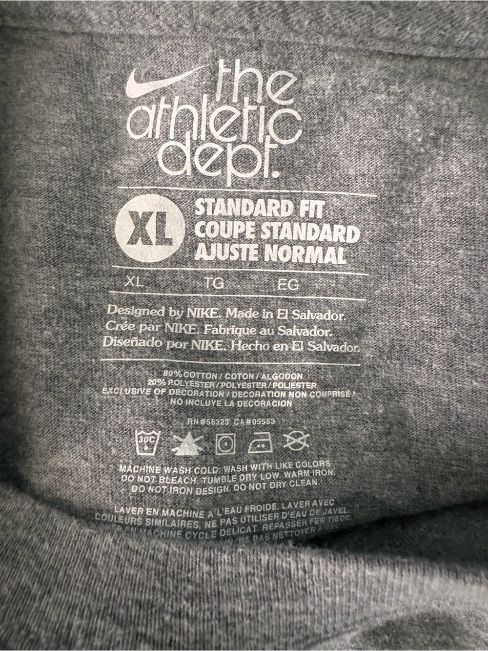 🍓6/$15🍓 Men’s Gray Nike Tshirt